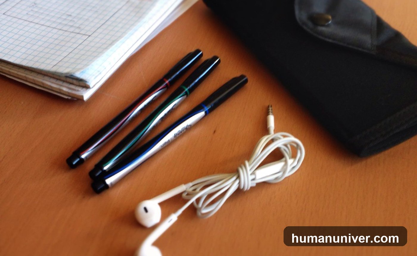 Morning routine with notebook and phone boundaries